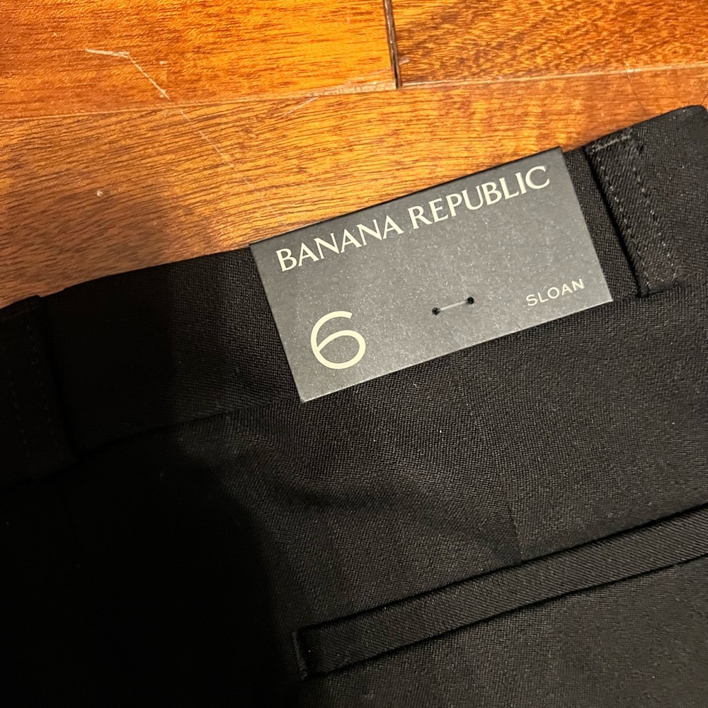 Banana Republic Black Sloan Pants